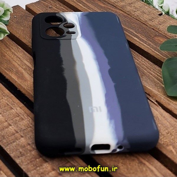 قاب گوشی Poco X5 شیائومی سیلیکونی اورجینال سورا SORA پاک کنی رنگین کمانی آبرنگی درجه یک زیربسته محافظ لنزدار کد 78