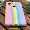 قاب گوشی Redmi A1 Plus - Redmi A2 Plus - Poco C50 شیائومی سیلیکونی اورجینال سورا SORA پاک کنی رنگین کمانی آبرنگی درجه یک زیربسته محافظ لنزدار کد 111