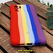 قاب گوشی Redmi Note 10 4G - Redmi Note 10S - Poco M5S شیائومی سیلیکونی اورجینال سورا SORA پاک کنی رنگین کمانی آبرنگی درجه یک زیربسته محافظ لنزدار کد 485