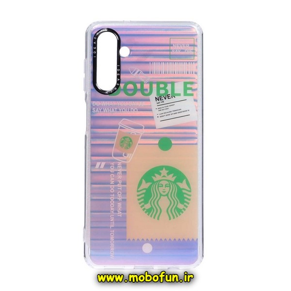 قاب گوشی Galaxy A04S سامسونگ طرح استارباکس ضد ضربه هولوگرامی یانگ کیت IDEA SKIN کد 181