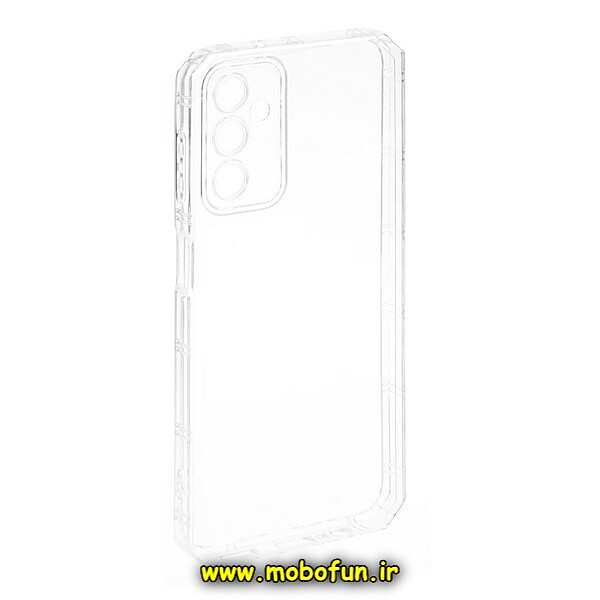 قاب گوشی Galaxy A14 4G - Galaxy A14 5G سامسونگ طرح ژله ای شفاف بی رنگ ایربگ دار کپسولی محافظ لنز دار کد 176