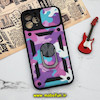 قاب گوشی iPhone 11 Pro آیفون طرح ضد ضربه بتمن چریکی ارتشی هولدر دار محافظ لنز دار کشویی پنجره ای کد 406