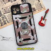 قاب گوشی iPhone 11 Pro Max آیفون طرح ضد ضربه بتمن چریکی ارتشی هولدر دار محافظ لنز دار کشویی پنجره ای کد 536