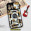 قاب گوشی iPhone 13 Pro آیفون طرح ضد ضربه بتمن چریکی ارتشی هولدر دار محافظ لنز دار کشویی پنجره ای کد 374