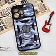 قاب گوشی iPhone 13 Pro آیفون طرح ضد ضربه بتمن چریکی ارتشی هولدر دار محافظ لنز دار کشویی پنجره ای کد 375
