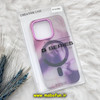 قاب گوشی iPhone 14 Pro آیفون طرح متال آبرنگی مگ سیف اورجینال Creative Case کد 148