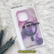 قاب گوشی iPhone 14 Pro آیفون طرح متال آبرنگی مگ سیف اورجینال Creative Case کد 148