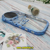 قاب گوشی iPhone 14 Pro آیفون طرح ژله ای فضانورد مای کیس شفاف گلد لاین Creative Case محافظ لنز دار آبی روشن کد 158