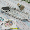 قاب گوشی iPhone 14 Pro آیفون طرح ژله ای فضانورد مای کیس شفاف گلد لاین Creative Case محافظ لنز دار نقره ای کد 160