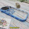 قاب گوشی iPhone 14 Pro Max آیفون طرح ژله ای فضانورد مای کیس شفاف گلد لاین Creative Case محافظ لنز دار آبی روشن کد 185