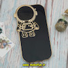 قاب گوشی iPhone 14 Pro Max آیفون طرح ژله ای فضانورد مای کیس گلد لاین Creative Case محافظ لنز دار مشکی کد 189