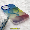 قاب گوشی iPhone 14 Pro Max آیفون طرح متال آبرنگی مگ سیف اورجینال Creative Case کد 198