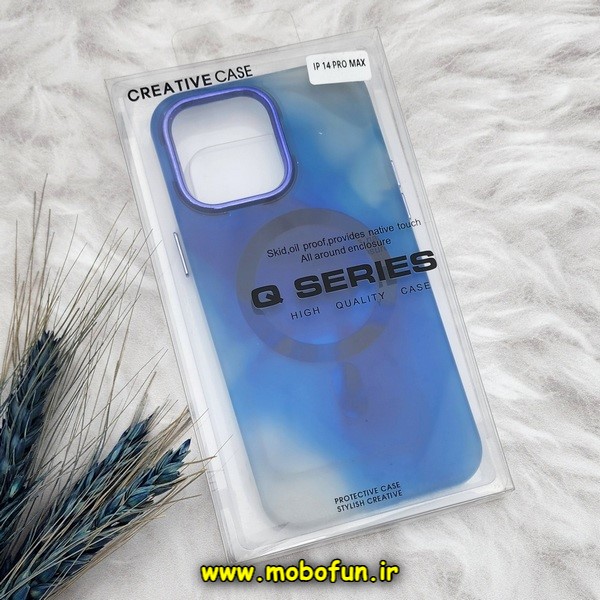 قاب گوشی iPhone 14 Pro Max آیفون طرح متال آبرنگی مگ سیف اورجینال Creative Case کد E6-170775