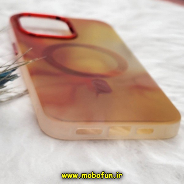 قاب گوشی iPhone 14 Pro Max آیفون طرح متال آبرنگی مگ سیف اورجینال Creative Case کد E6-170777