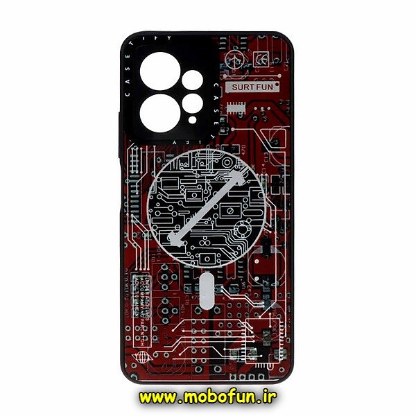 قاب گوشی Redmi Note 12 4G شیائومی طرح مگ سیفی MagSafe برند Case Tify مدل اسپرت محافظ لنزدار کد 29