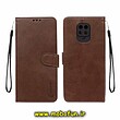 کیف گوشی Redmi Note 9S - Redmi Note 9 Pro شیائومی مگنتی نیلکین NILLKIN طرح چرم کتابی محافظ لنزدار قهوه ای کد 862