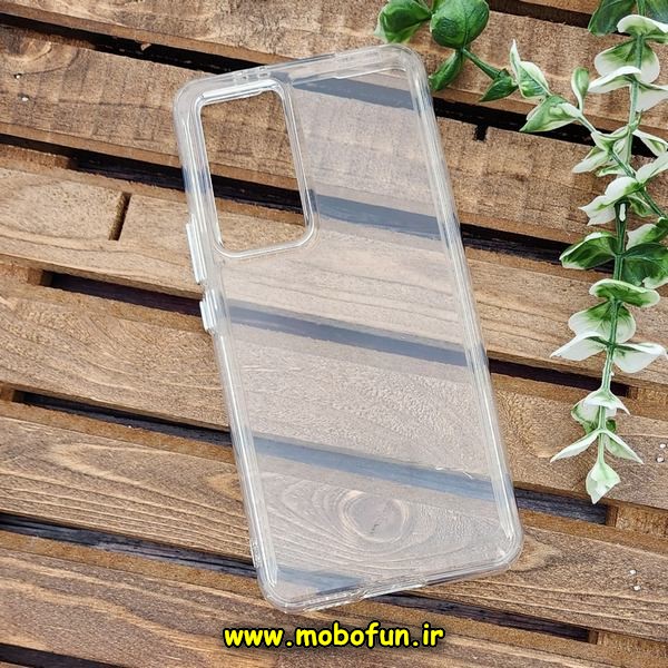 قاب گوشی Xiaomi 12T - Xiaomi 12T Pro شیائومی اورجینال آرمور ARMOR طرح طلقی شیشه ای شفاف دکمه کرومی کد E8-170000