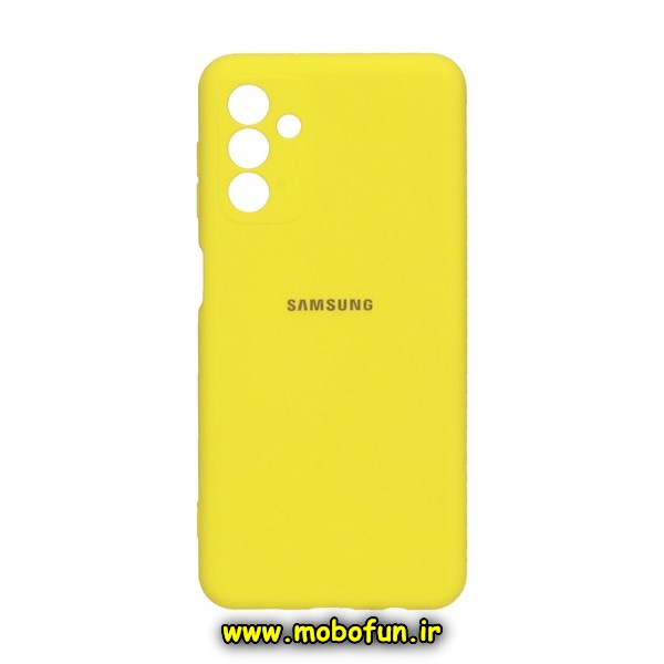 قاب گوشی Galaxy A04S سامسونگ سیلیکونی های کپی زیربسته محافظ لنز دار زرد کد E10-170119