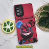 قاب گوشی Galaxy A32 4G سامسونگ طرح کبریتی چرمی اورجینال Unique Case محافظ لنزدار کپسولی KAWS کد E6-170595
