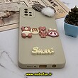 قاب گوشی Galaxy A51 سامسونگ طرح سیلیکونی ژله ای سه بعدی برجسته عروسکی محافظ لنز دار پام پام شیری کد 798