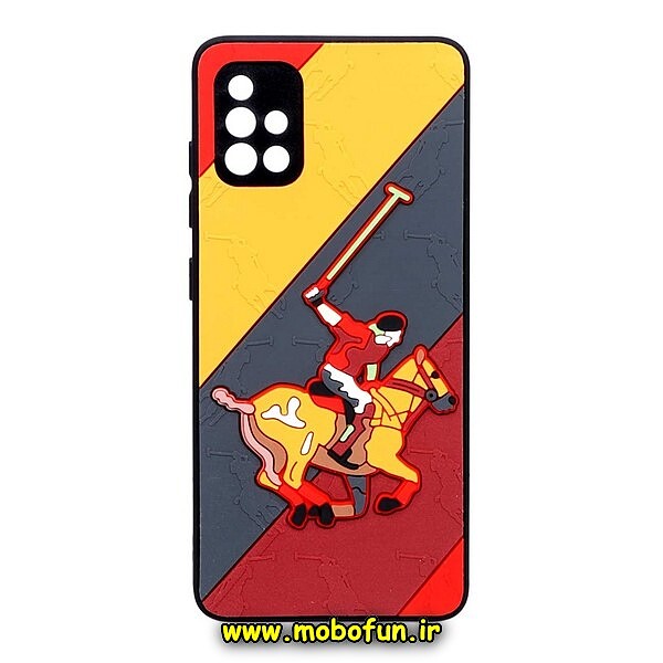 قاب گوشی Galaxy A51 سامسونگ طرح سیلیکونی هارد سه بعدی برجسته محافظ لنزدار پولو POLO کد 804