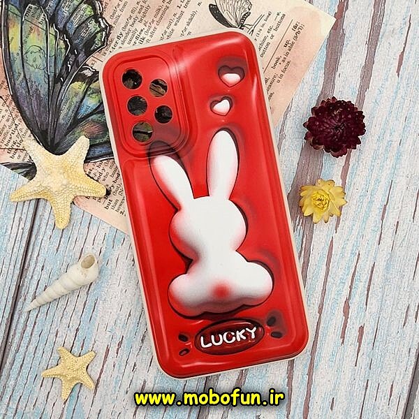 قاب گوشی Galaxy A13 4G سامسونگ طرح چاپ سه بعدی 3D پافر کارتونی محافظ لنز دار کد 657
