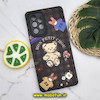 قاب گوشی Galaxy A53 5G سامسونگ طرح کبریتی چرمی اورجینال Unique Case محافظ لنزدار کپسولی خرسی تدی کد 646