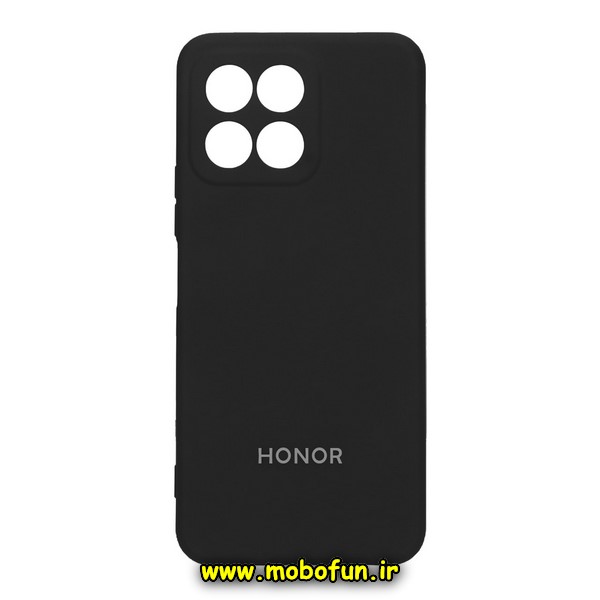 قاب گوشی Honor X6 4G - Honor X8 5G آنر سیلیکونی های کپی زیربسته محافظ لنز دار مشکی کد E10-170083