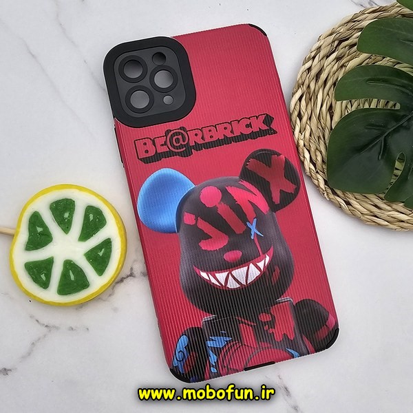 قاب گوشی iPhone 11 Pro Max آیفون طرح کبریتی چرمی اورجینال Unique Case محافظ لنزدار کپسولی KAWS کد 547