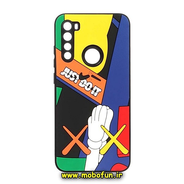 قاب گوشی Redmi Note 8 - Redmi Note 8 2021 شیائومی طرح سیلیکونی هارد سه بعدی برجسته محافظ لنزدار نایکی JUST DO IT کد 811