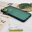 قاب گوشی Galaxy A10S سامسونگ پشت مات متال کیس دور سیلیکونی سبز کد 622