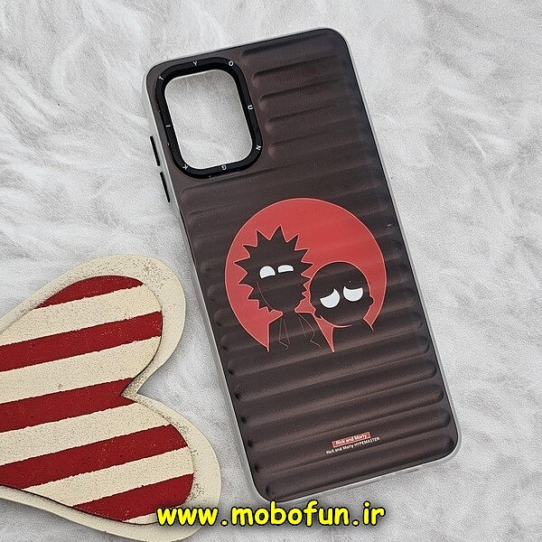 قاب گوشی Galaxy A12 - Galaxy M12 - Galaxy F12 سامسونگ طرح rick and morty ضد ضربه هولوگرامی یانگ کیت Unique Case کد 1208