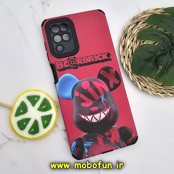 قاب گوشی Galaxy A12 - Galaxy M12 سامسونگ طرح کبریتی چرمی اورجینال Unique Case محافظ لنزدار کپسولی KAWS کد 1219