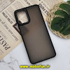 قاب گوشی Galaxy A12 - Galaxy M12 سامسونگ پشت مات متال کیس دور سیلیکونی مشکی کد 1226