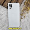 قاب گوشی Galaxy A12 - Galaxy M12 سامسونگ مدل PVD ضد خش پشت گلس شیشه ای محافظ لنز دار سفید کد 1234