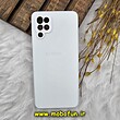قاب گوشی Galaxy A12 - Galaxy M12 سامسونگ مدل PVD ضد خش پشت گلس شیشه ای محافظ لنز دار سفید کد 1234