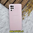 قاب گوشی Galaxy A12 - Galaxy M12 سامسونگ مدل PVD ضد خش پشت گلس شیشه ای محافظ لنز دار صورتی کد 1235
