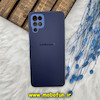 قاب گوشی Galaxy A12 - Galaxy M12 سامسونگ مدل PVD ضد خش پشت گلس شیشه ای محافظ لنز دار سرمه ای تیره کد 1236