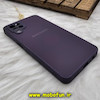 قاب گوشی Galaxy A12 - Galaxy M12 سامسونگ مدل PVD ضد خش پشت گلس شیشه ای محافظ لنز دار بنفش کد 1237