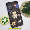 قاب گوشی Galaxy A13 4G سامسونگ طرح کبریتی چرمی اورجینال Unique Case محافظ لنزدار کپسولی خرسی تدی کد 667