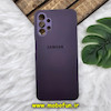 قاب گوشی Galaxy A13 4G سامسونگ مدل PVD ضد خش پشت گلس شیشه ای محافظ لنز دار بنفش کد 681