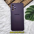 قاب گوشی Galaxy A13 4G سامسونگ مدل PVD ضد خش پشت گلس شیشه ای محافظ لنز دار بنفش کد 681