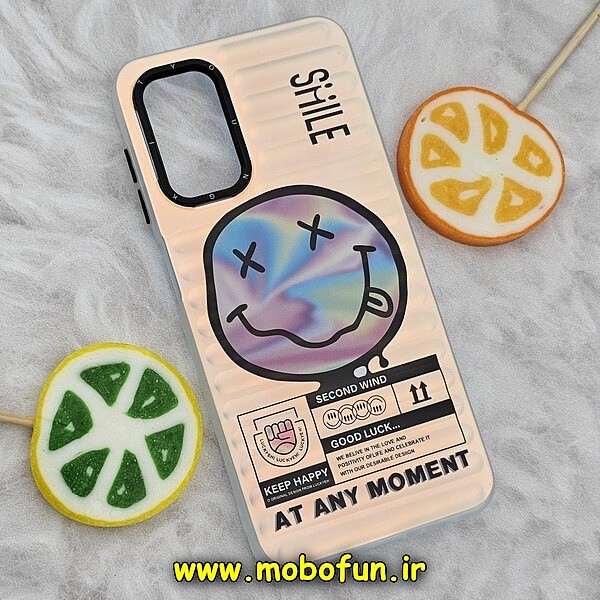 قاب گوشی Galaxy A04S - Galaxy A13 4G سامسونگ طرح لبخند Smile ضد ضربه هولوگرامی یانگ کیت Unique Case کد 694