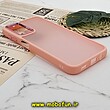قاب گوشی Galaxy A14 4G - Galaxy A14 5G سامسونگ پشت مات متال کیس دور سیلیکونی گلبهی کد 258