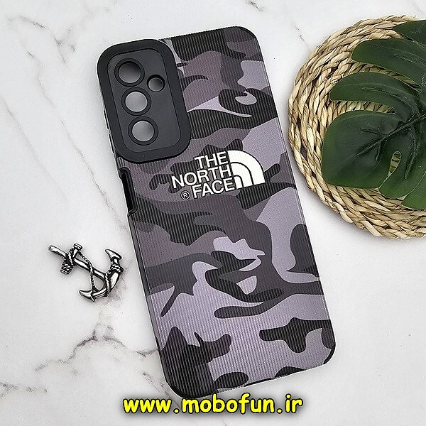 قاب گوشی Galaxy A14 4G - Galaxy A14 5G سامسونگ طرح کبریتی چرمی اورجینال Unique Case محافظ لنزدار کپسولی THE NORTH FACE کد 261