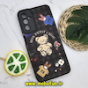 قاب گوشی Galaxy A14 4G - Galaxy A14 5G سامسونگ طرح کبریتی چرمی اورجینال Unique Case محافظ لنزدار کپسولی خرسی تدی کد E6-170591