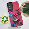 قاب گوشی Galaxy A14 4G - Galaxy A14 5G سامسونگ طرح کبریتی چرمی اورجینال Unique Case محافظ لنزدار کپسولی KAWS کد E6-170593