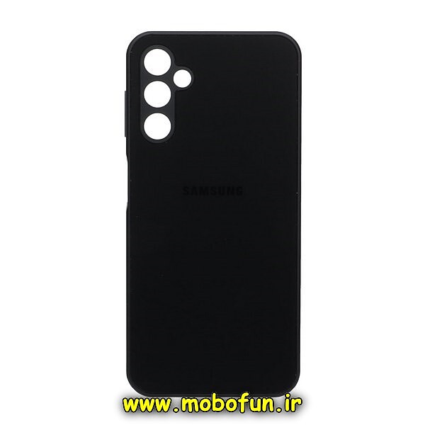 قاب گوشی Galaxy A14 4G - Galaxy A14 5G سامسونگ مدل PVD ضد خش پشت گلس شیشه ای محافظ لنز دار مشکی کد 284
