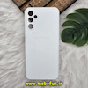 قاب گوشی Galaxy A14 4G - Galaxy A14 5G سامسونگ مدل PVD ضد خش پشت گلس شیشه ای محافظ لنز دار سفید کد 288