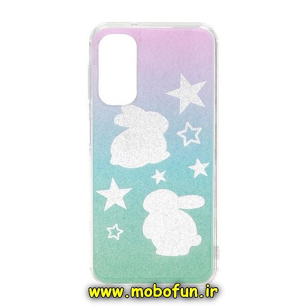 قاب گوشی Galaxy A14 4G - Galaxy A14 5G سامسونگ طرح پشت طلق هولوگرامی اکلیلی براق IMD کپسولی کد 307